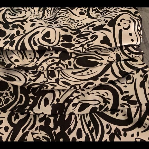 Alan Paige Halter Black/White Dress Size7/8 - Picture 4 of 8